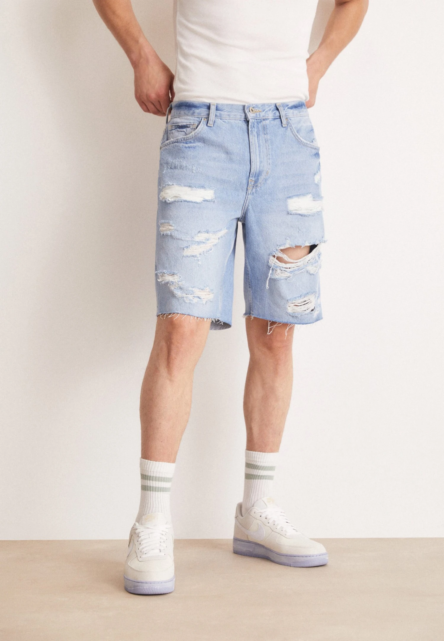 Pier One Shorts Vaqueros - Blue Denim 1 Pier One Shorts Vaqueros - Blue Denim