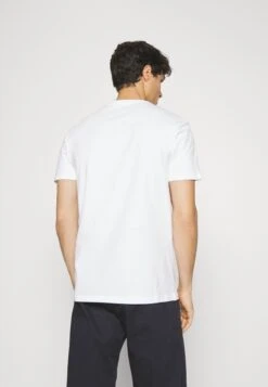 Pier One V Neck Bird Tonal 3 Pack - Camiseta Básica - White/Dark Green/Black -Pier One 0f13db0ef61044e1968e599be05b7931