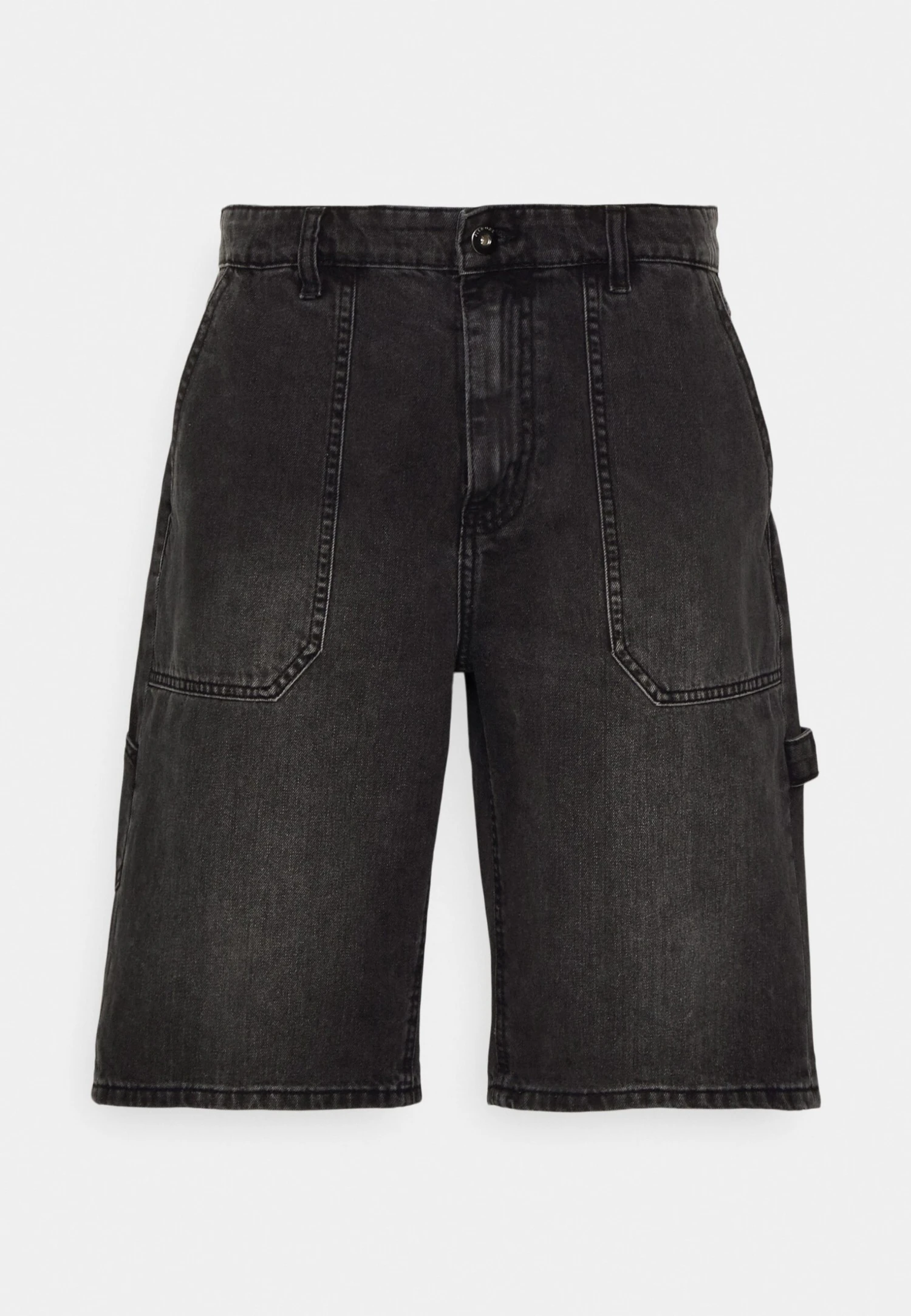 Pier One Regular Fit Carpenter - Shorts Vaqueros -Black 4 Pier One Regular Fit Carpenter - Shorts Vaqueros -Black - Imagen 4