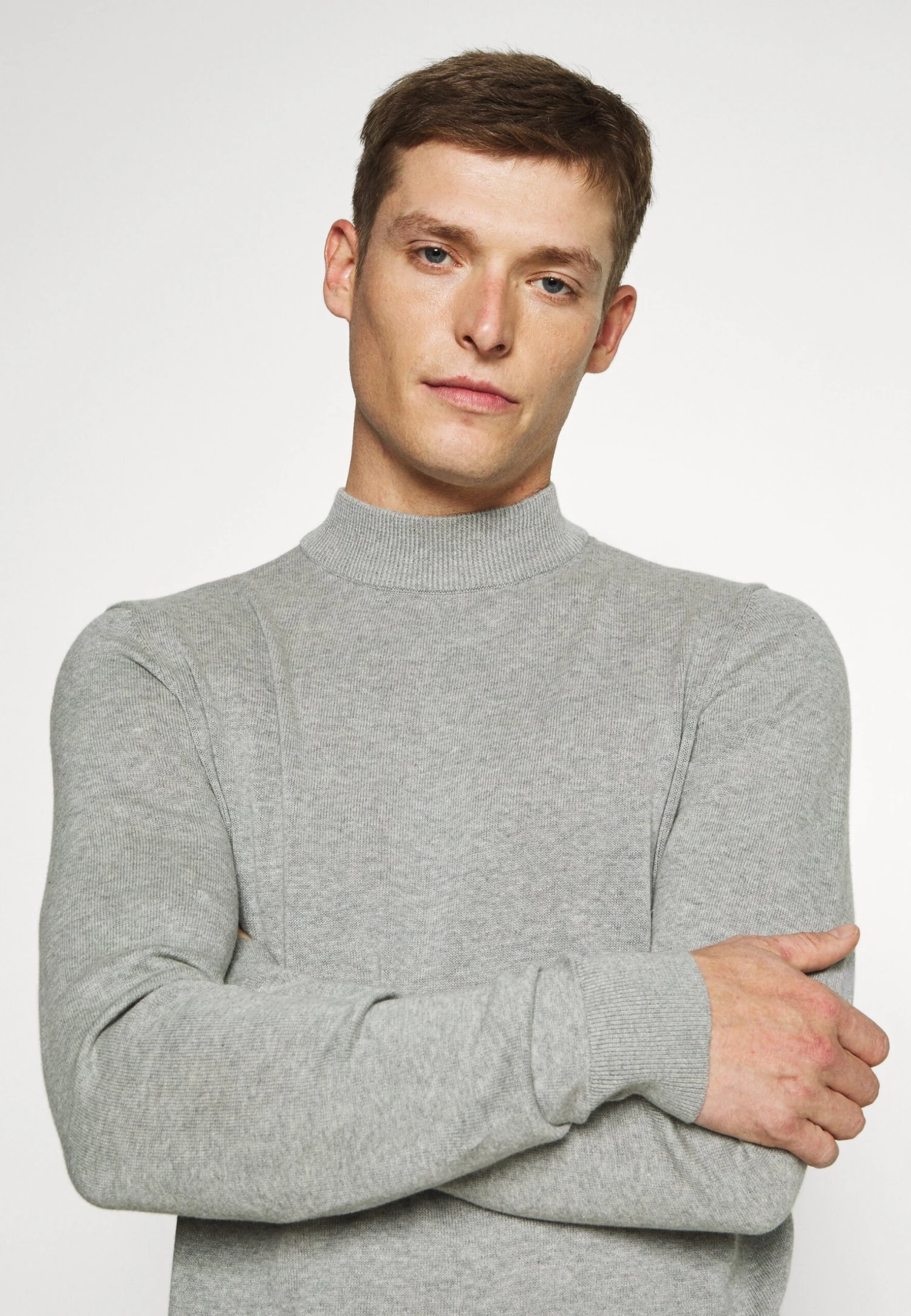 Pier One Jersey De Punto - Mottled Light Grey 4 Pier One Jersey De Punto - Mottled Light Grey - Imagen 4