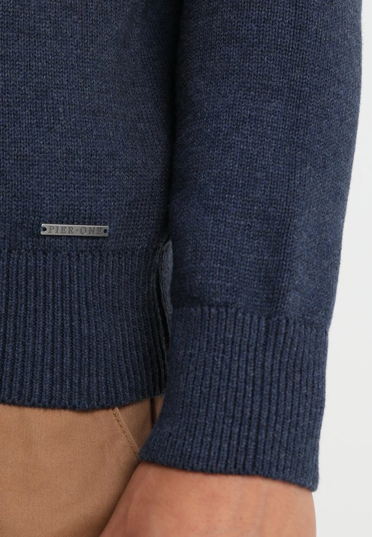 Pier One Jersey De Punto - Mottled Dark Blue 6 Pier One Jersey De Punto - Mottled Dark Blue - Imagen 6