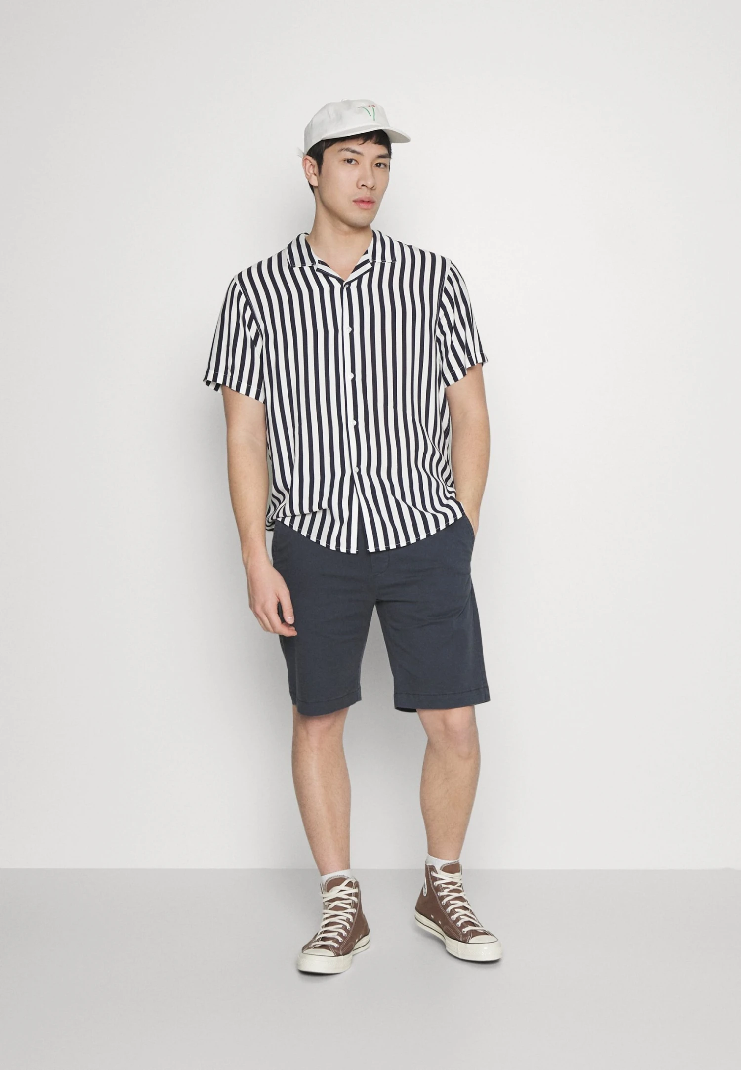 Pier One Camisa - Dark Blue/White 2 Pier One Camisa - Dark Blue/White - Imagen 2