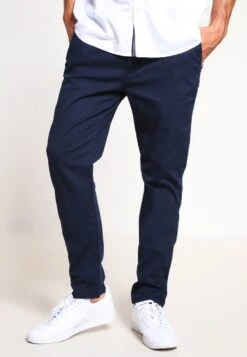 Pier One Pantalones Chinos - Dark Blue