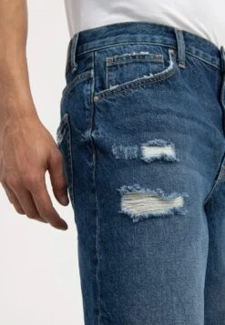 Pier One Shorts Vaqueros - Dark Blue Denim -Pier One 276254a4979c4bad9439f125663ea190