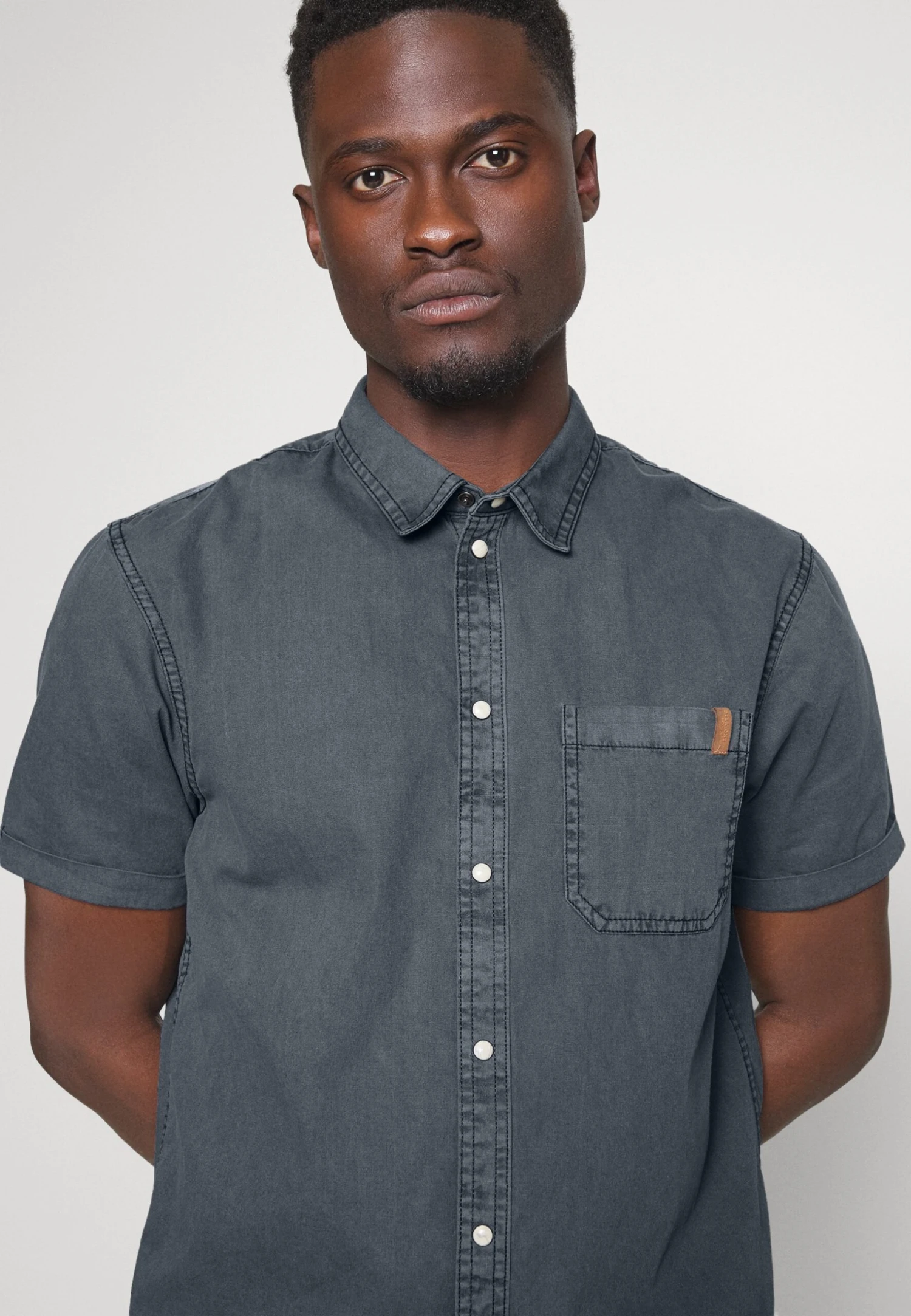 Pier One Camisa - Blue-Grey 4 Pier One Camisa - Blue-Grey - Imagen 4