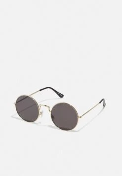 Pier One Unisex - Gafas De Sol - Gold-Coloured/Black