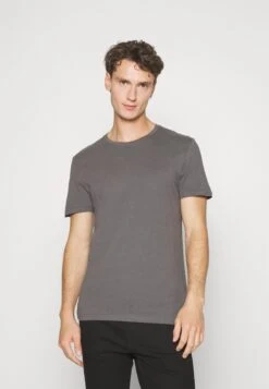 Pier One 5 Pack - Camiseta Básica - Dark Grey/White/Light Brown -Pier One 3e4fe1afcffa4f00a023c9419f8e6fc5