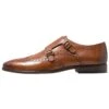 Pier One Leather - Mocasines - Cognac