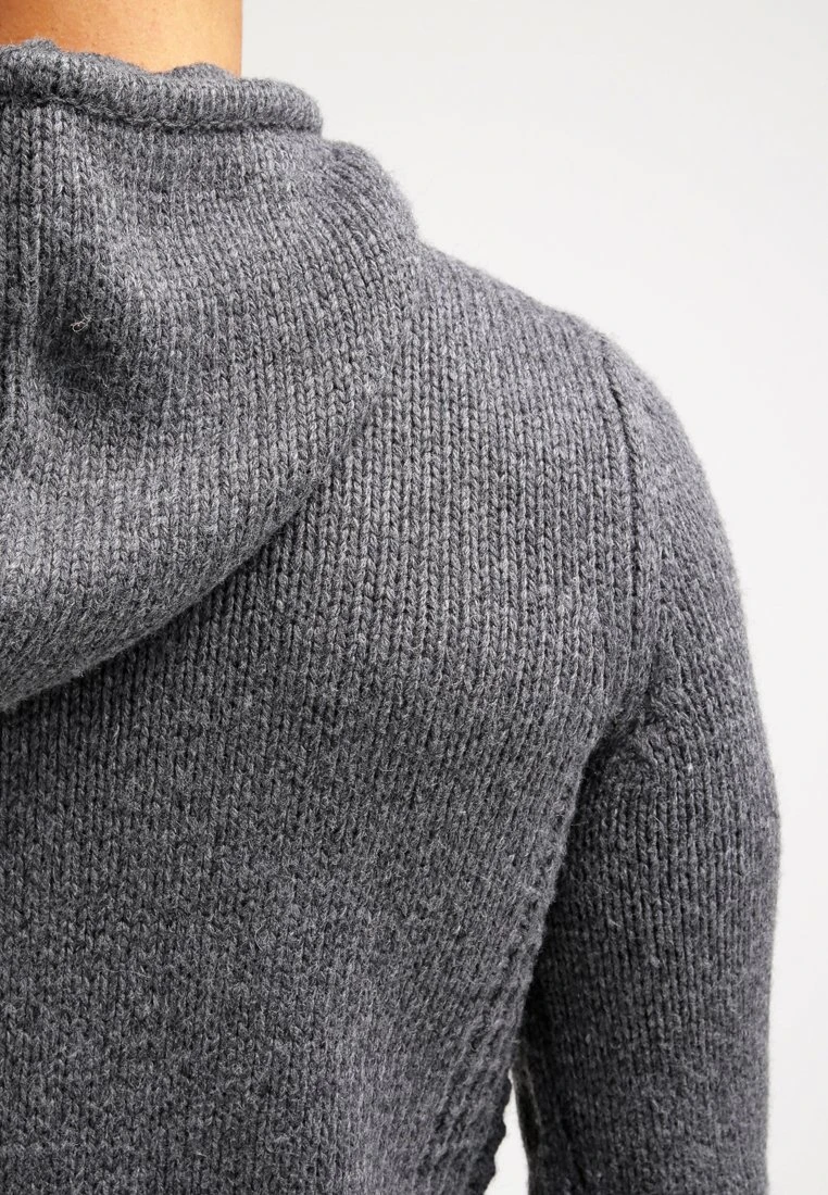 Pier One Jersey Con Capucha - Dark Grey Melange 6 Pier One Jersey Con Capucha - Dark Grey Melange - Imagen 6