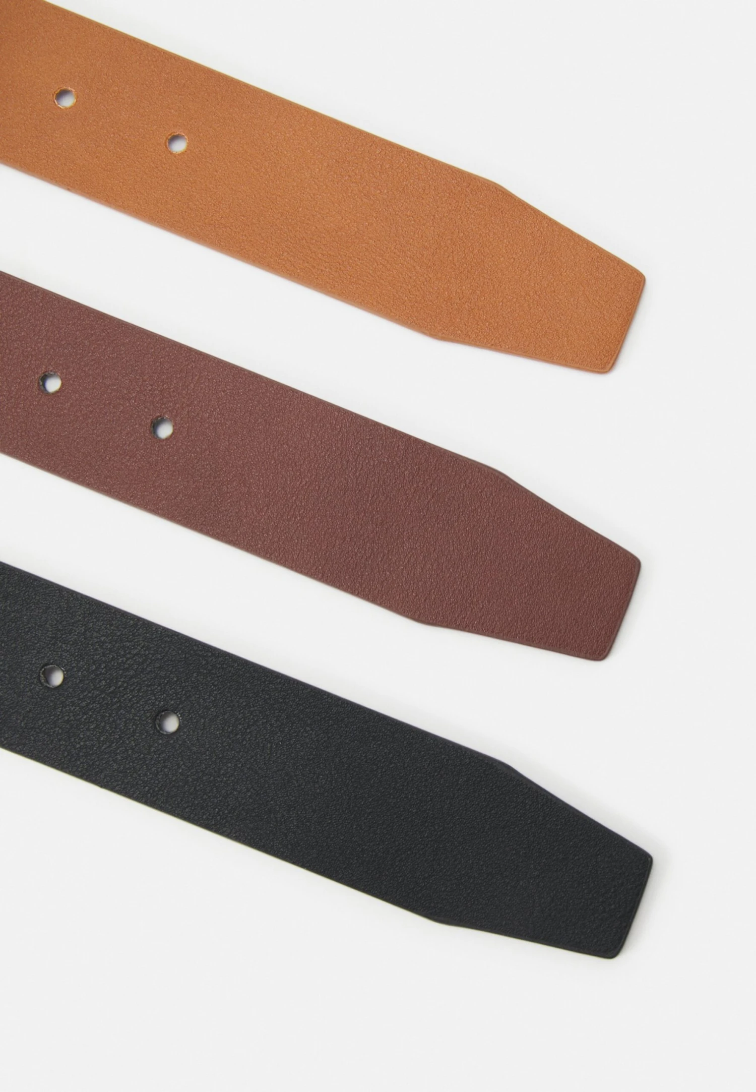 Pier One 3 Pack Unisex - Cinturón - Black/Brown/Cognac 3 Pier One 3 Pack Unisex - Cinturón - Black/Brown/Cognac - Imagen 3