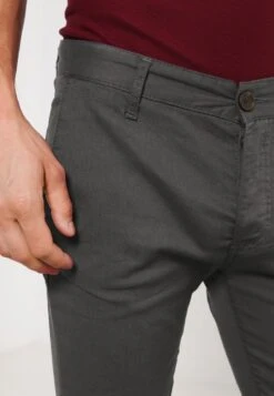 Pier One Pantalones Chinos - Dark Grey -Pier One 57afc5e7d2fb4fccb50811bdf725c68c