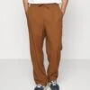 Pier One Drawcord Trousers Linen Blend - Pantalones - Brown