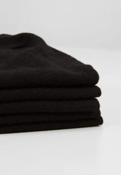 Pier One 5 Pack - Calcetines Tobilleros - Black -Pier One 64531cf3ba0c464b8b6e4c1e1229d161