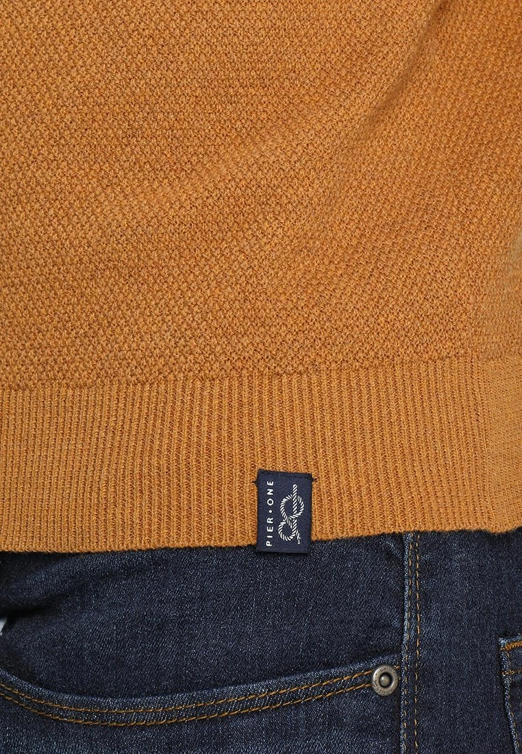 Pier One Jersey De Punto - Mottled Dark Yellow 6 Pier One Jersey De Punto - Mottled Dark Yellow - Imagen 6