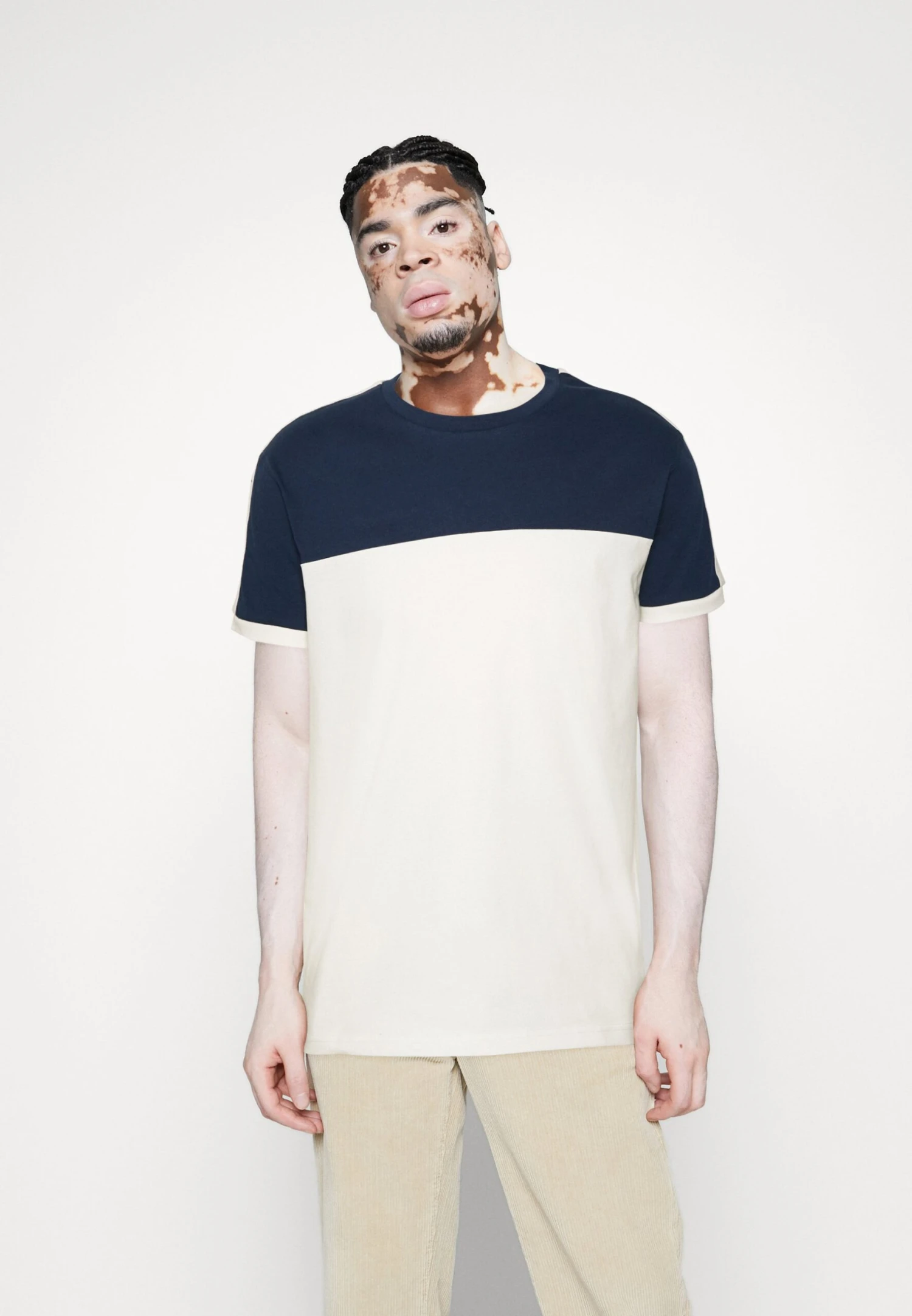 Pier One Camiseta Estampada - Dark Blue/White 1 Pier One Camiseta Estampada - Dark Blue/White