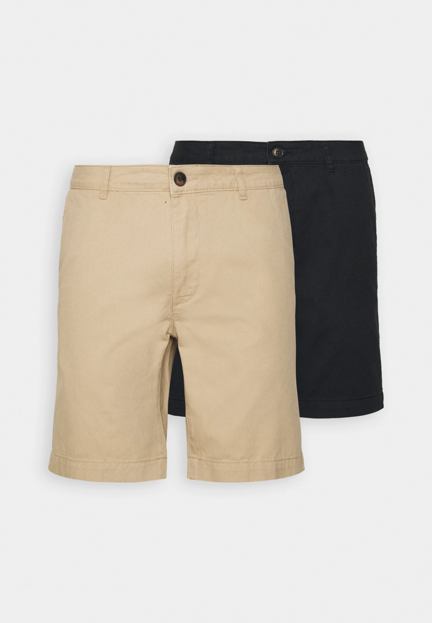Pier One 2 Pack - Shorts - Tan/Black 5 Pier One 2 Pack - Shorts - Tan/Black - Imagen 5