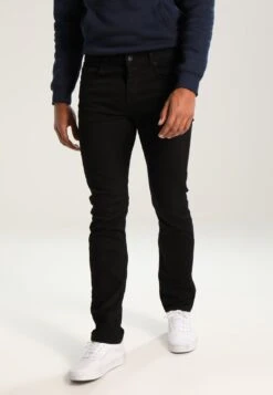 Pier One Vaqueros Slim Fit - Black Denim