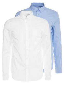 Pier One 2 Pack - Camisa Elegante - White/Light Blue 10 Pier One 2 Pack - Camisa Elegante - White/Light Blue -Pier One 71d6edb91cac4bc5aa9b2a07563069b2
