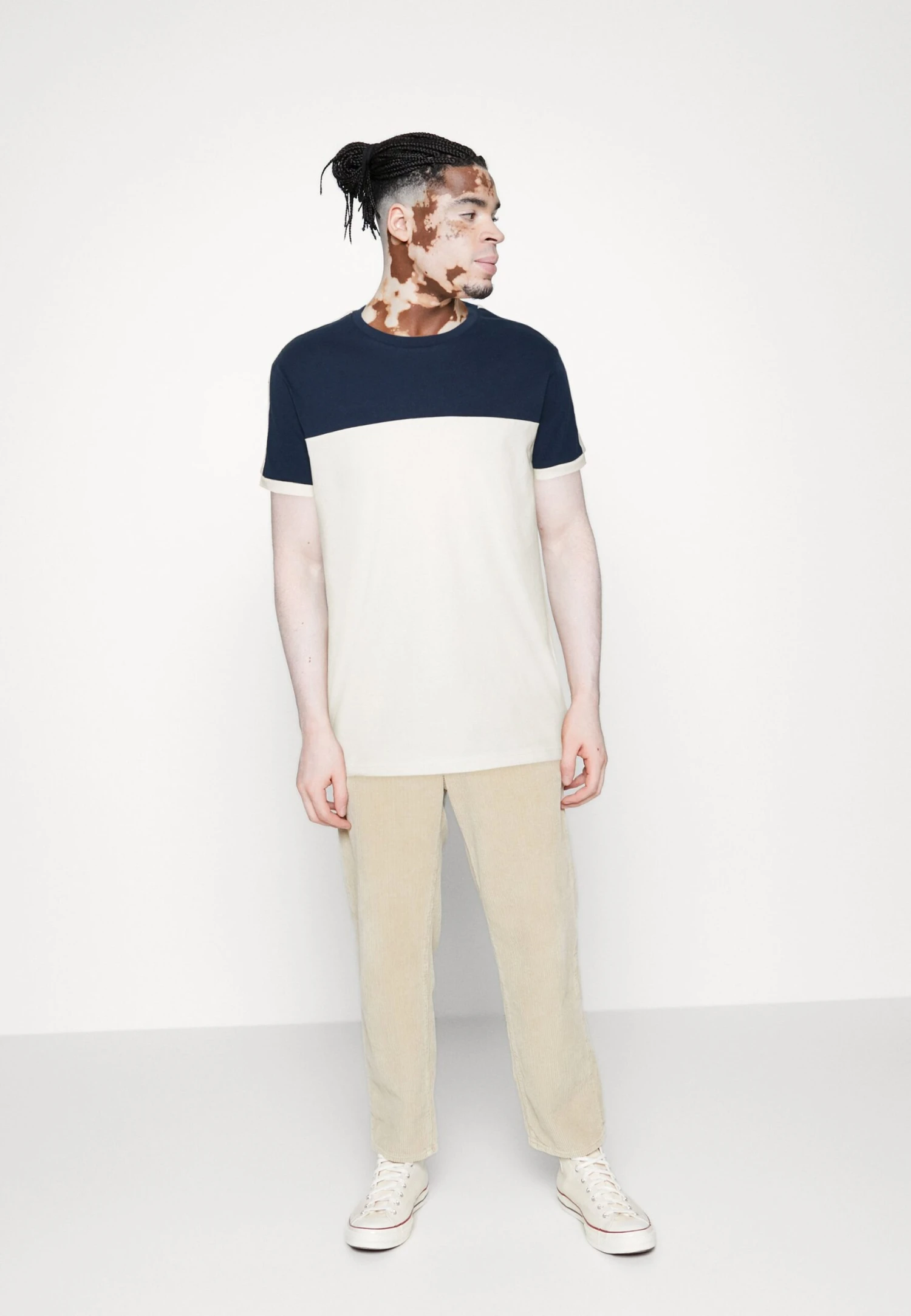 Pier One Camiseta Estampada - Dark Blue/White 2 Pier One Camiseta Estampada - Dark Blue/White - Imagen 2