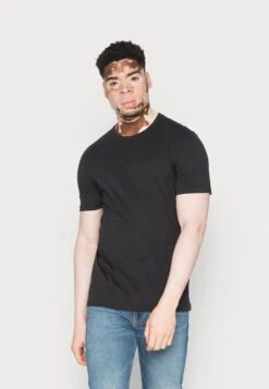 Pier One 10 Pack - Camiseta Básica - Mottled Light Grey/Black/White -Pier One 8120e40c19894cbc8431e1b55345bac2