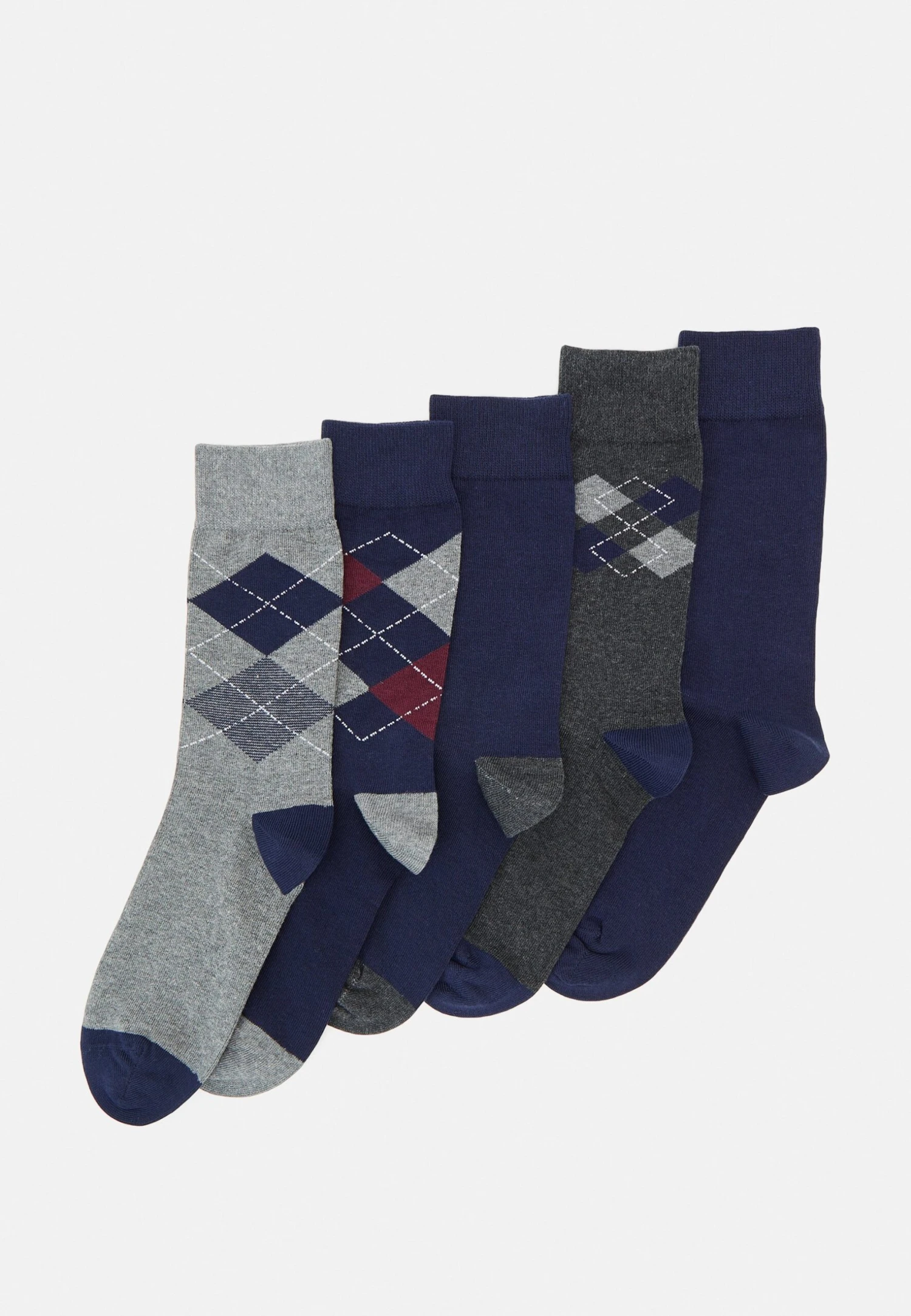 Pier One 5 Pack - Calcetines - Dark Blue 1 Pier One 5 Pack - Calcetines - Dark Blue