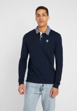 Pier One Collar Rugby - Polo - Dark Blue