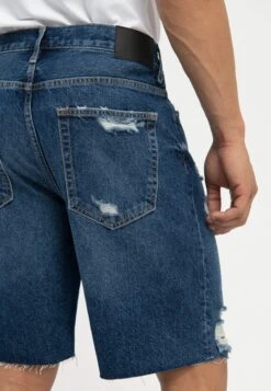 Pier One Shorts Vaqueros - Dark Blue Denim -Pier One 87967f7777b341e69e97f39a26d44312