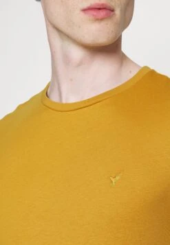 Pier One 5 Pack - Camiseta Básica - Mottled Dark Blue/Yellow/Orange -Pier One 8fdd2e6d6b2e44d3884f3c2266b3b4fd