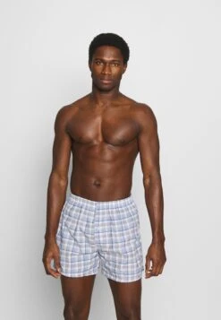Pier One 5 Pack - Boxer - Light Blue/White -Pier One 99a4bd53733c43c3a89af2e6271e1a81