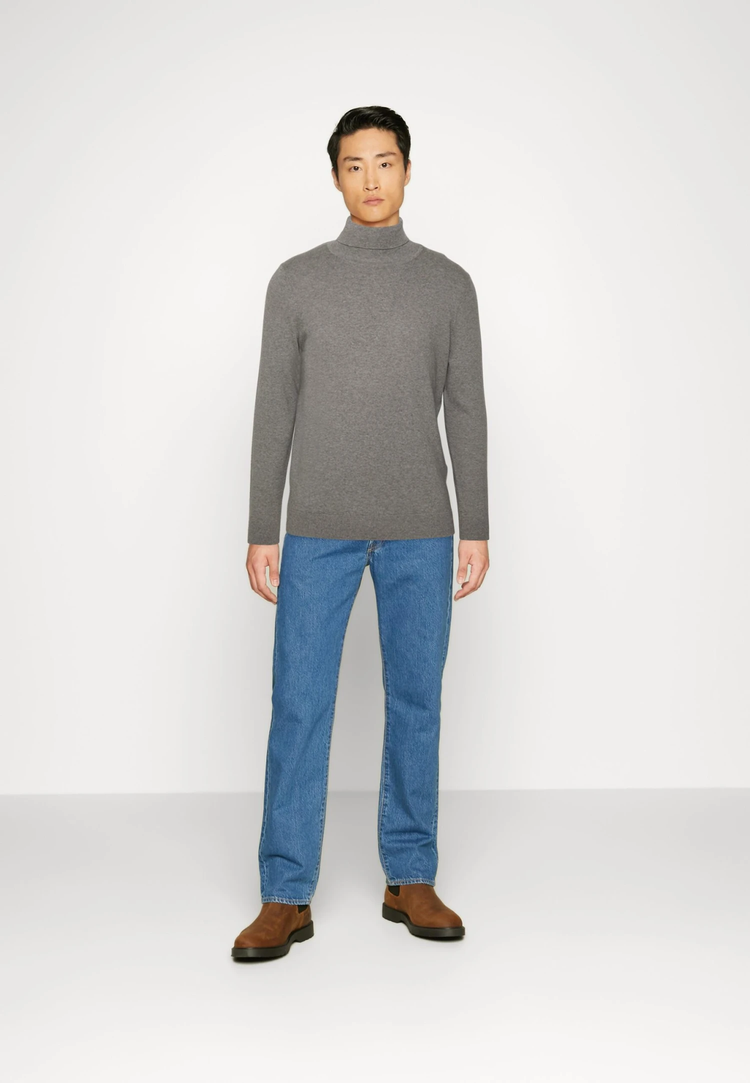 Pier One 3 Pack - Jersey De Punto - Dark Blue/Black/Grey 1 Pier One 3 Pack - Jersey De Punto - Dark Blue/Black/Grey