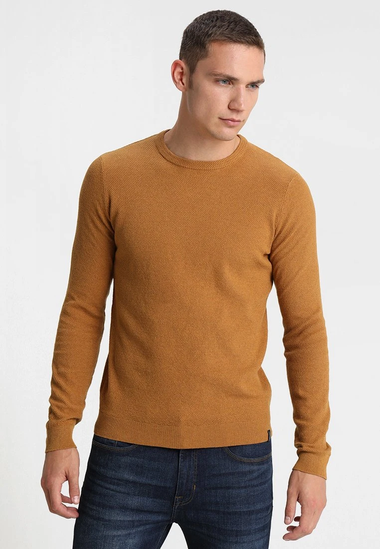 Pier One Jersey De Punto - Mottled Dark Yellow 1 Pier One Jersey De Punto - Mottled Dark Yellow