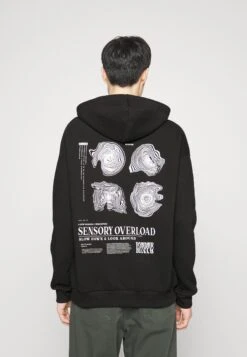 Pier One Wood Hoodie - Jersey Con Capucha - Black -Pier One a45506dc600346f3a3e78f9952b0fe73