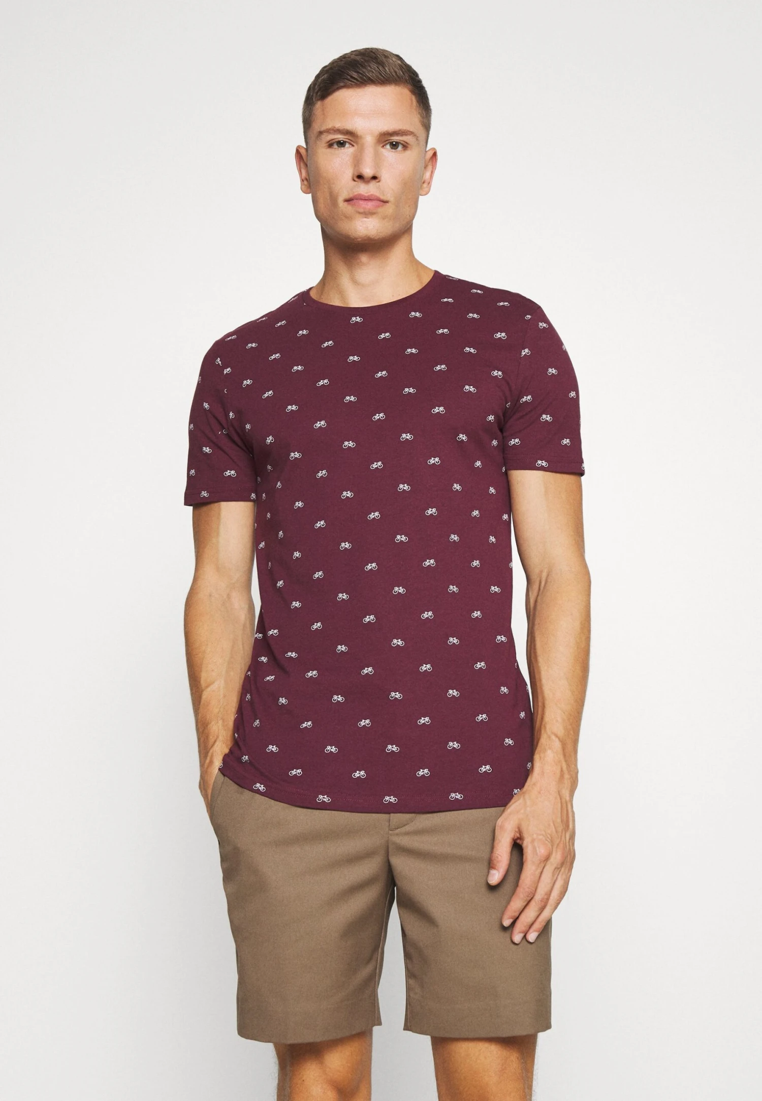 Pier One Camiseta Estampada - Bordeaux 1 Pier One Camiseta Estampada - Bordeaux