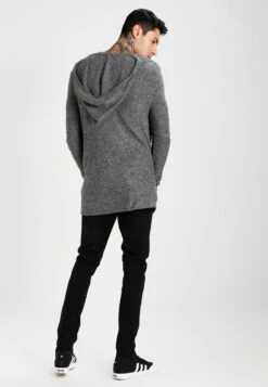 Pier One Chaqueta De Punto - Light Grey/Black -Pier One aa6e455cd4a245a4b7194b9115e6e005