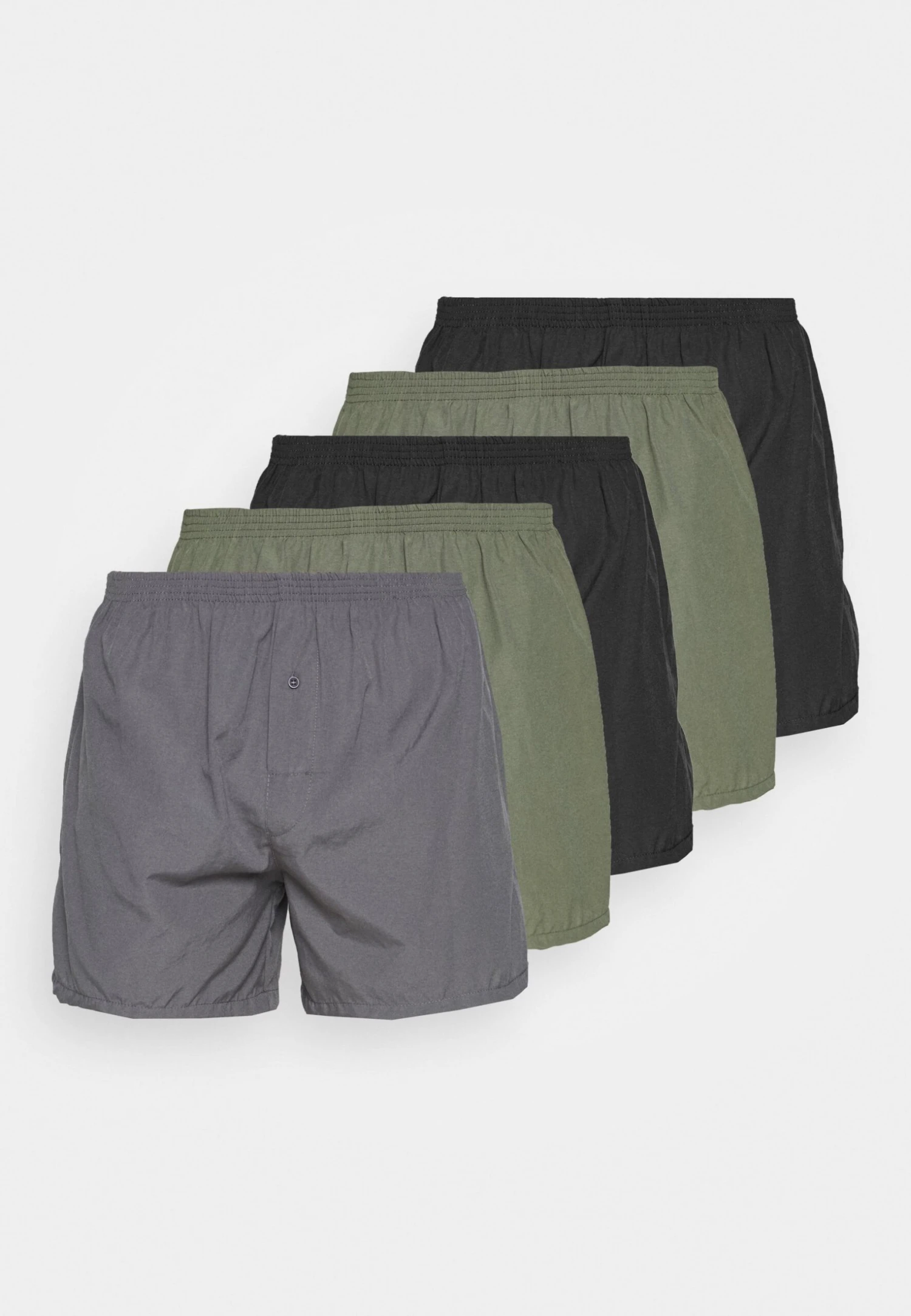 Pier One 5 Pack - Boxer - Black/Khaki/Dark Grey 5 Pier One 5 Pack - Boxer - Black/Khaki/Dark Grey - Imagen 5