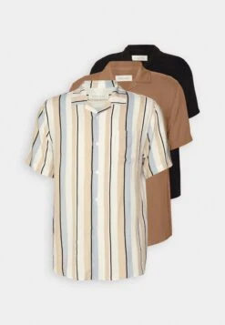 Pier One 3 Pack - Camisa - Beige/Black/White 12 Pier One 3 Pack - Camisa - Beige/Black/White -Pier One bf32d3a56b6443bb9cbae5c468a40cf2