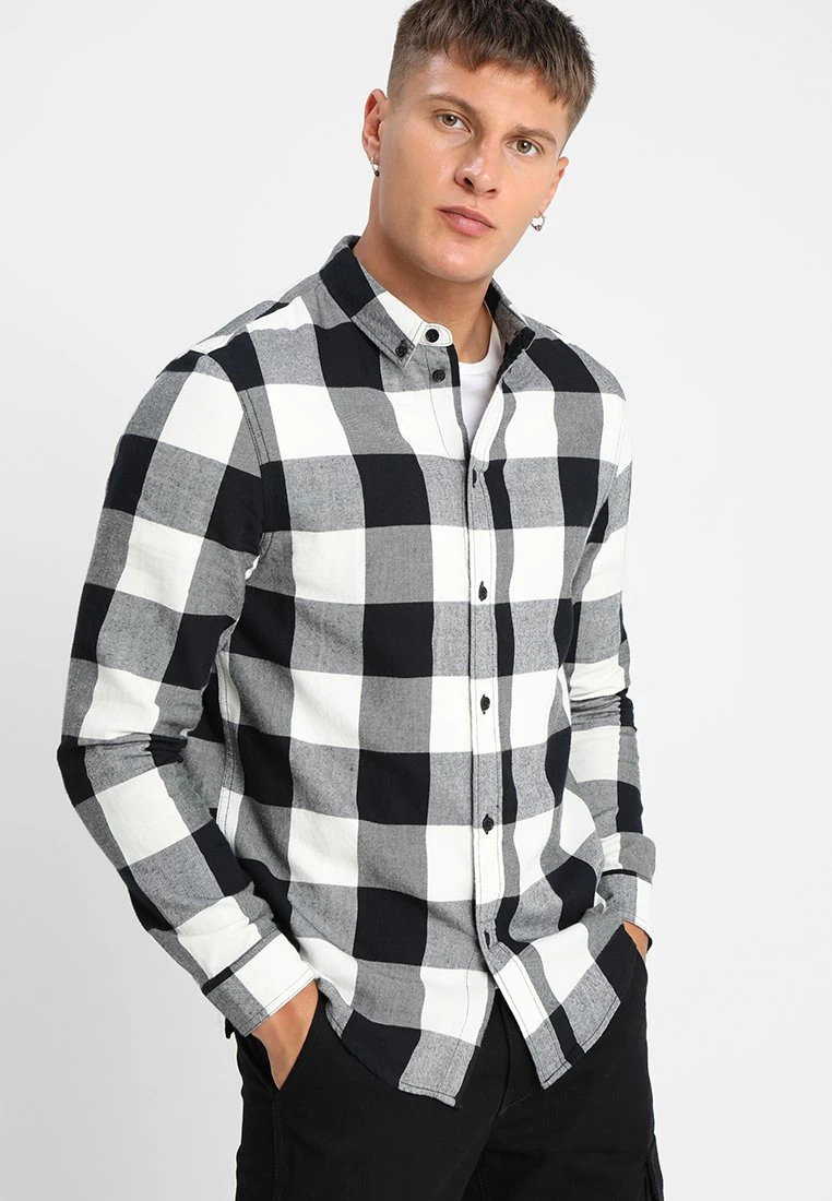 Pier One Camisa - Black/White 1 Pier One Camisa - Black/White