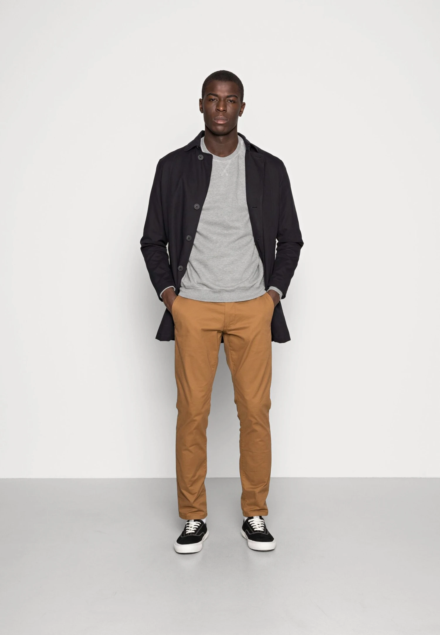 Pier One 2 Pack - Sudadera - Mottled Light Grey/Black 1 Pier One 2 Pack - Sudadera - Mottled Light Grey/Black