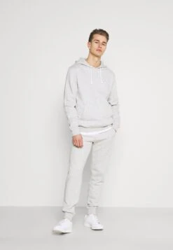 Pier One 2 Pack - Pantalones Deportivos - Mottled Light Grey/Mottled Dark Blue