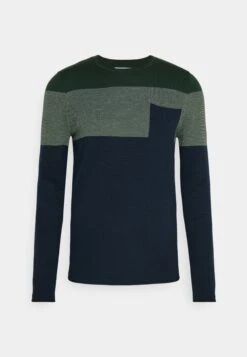 Pier One Jersey De Punto - Green/Blue -Pier One c8592c6c2e724b62ad07da25f043da94