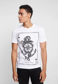 Pier One Camiseta Estampada - White