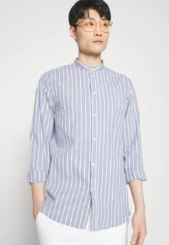 Pier One Muscle Fit Stand- Camisa - Blue -Pier One c95aee840d27425d93f7825c3cd7c13d