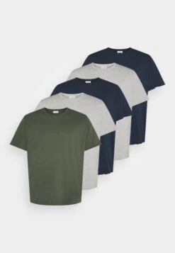 Pier One 5 Pack - Camiseta Básica - Khaki/Grey/Dark Blue 10 Pier One 5 Pack - Camiseta Básica - Khaki/Grey/Dark Blue -Pier One d3fe6e185c83415bbbdfd7d53b4f9bb2
