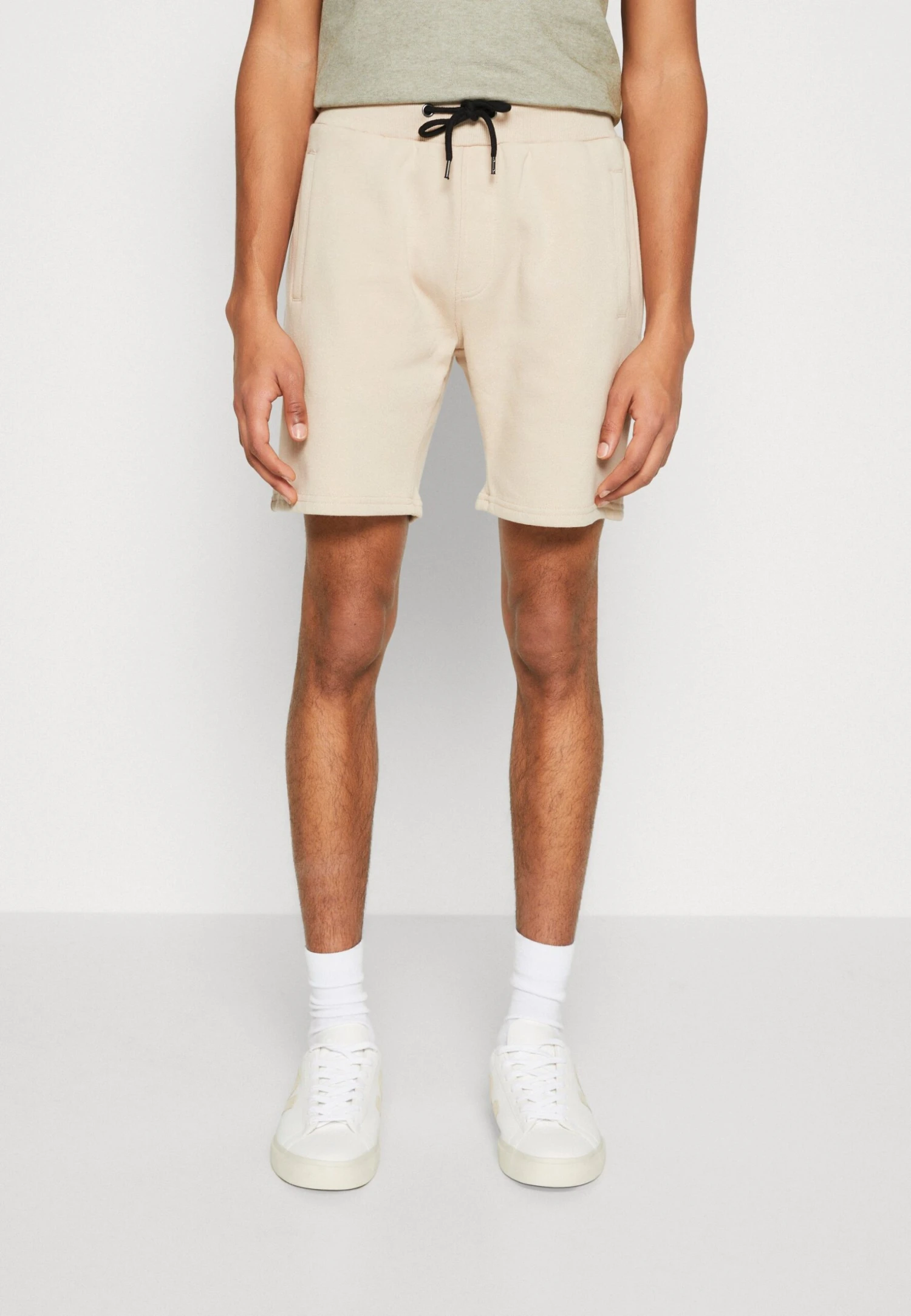 Pier One 2 Pack - Shorts - Grey/Beige 2 Pier One 2 Pack - Shorts - Grey/Beige - Imagen 2