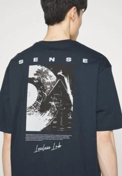 Pier One Sense Tee- Camiseta Estampada - Dark Blue -Pier One e690df0b9a214c2fa436c69165ff17cd