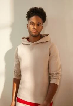 Pier One Jersey Con Capucha - Tan