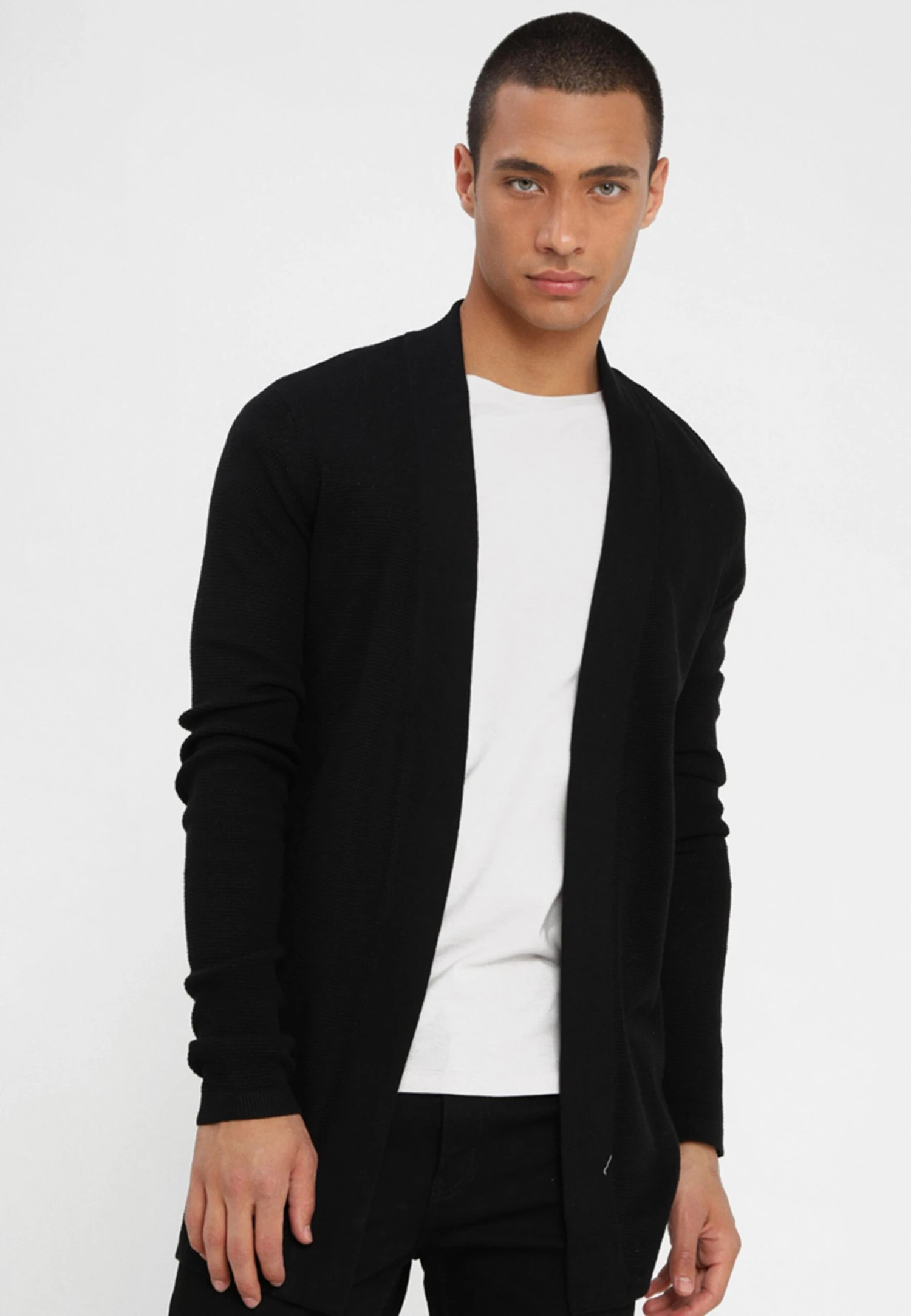 Pier One Chaqueta De Punto - Black 1 Pier One Chaqueta De Punto - Black