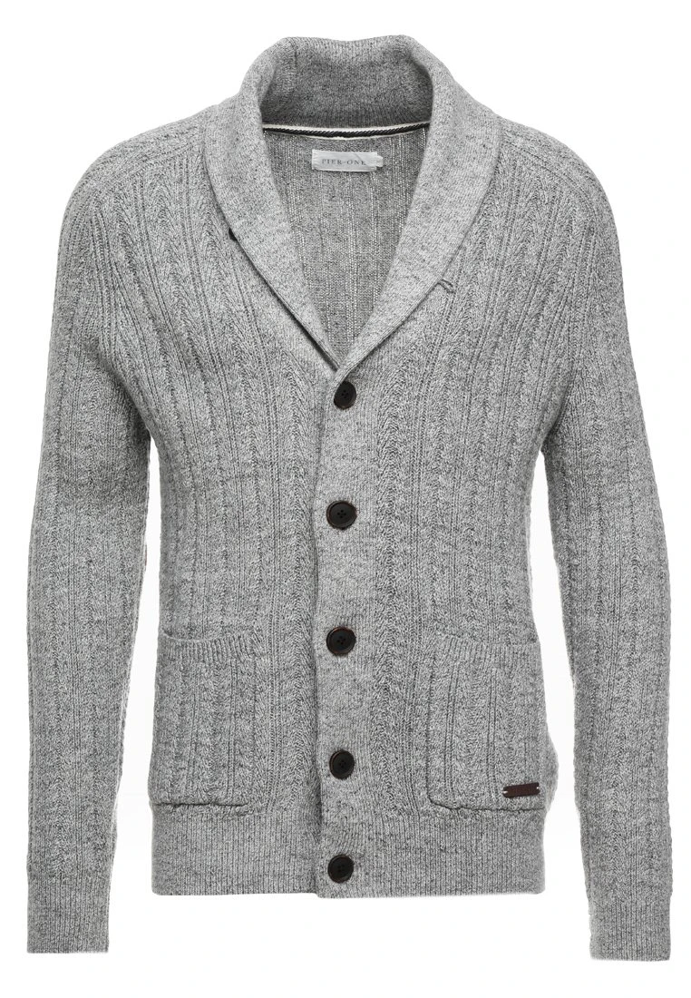 Pier One Chaqueta De Punto - Mottled Dark Grey 6 Pier One Chaqueta De Punto - Mottled Dark Grey - Imagen 6