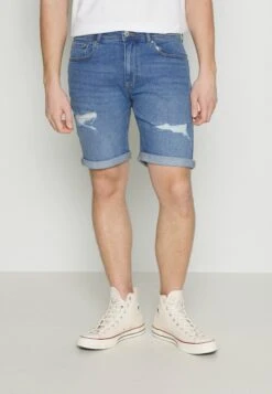 Pier One Shorts Vaqueros - Blue Denim